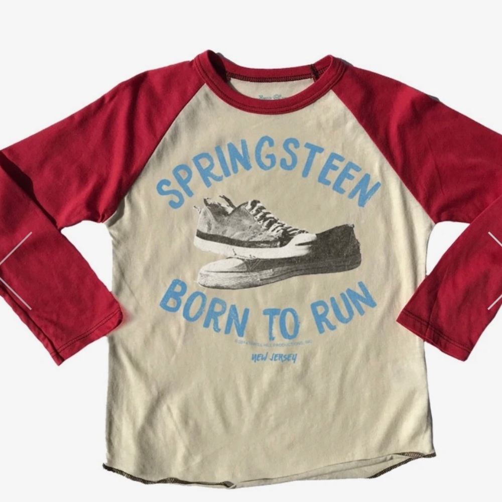 BRUCE SPRINGSTEEN RAGLAN TEE - Picture 1 of 2